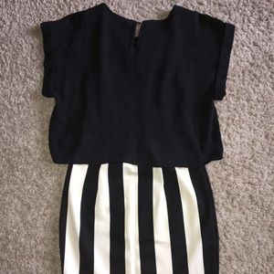 Black and White Dress